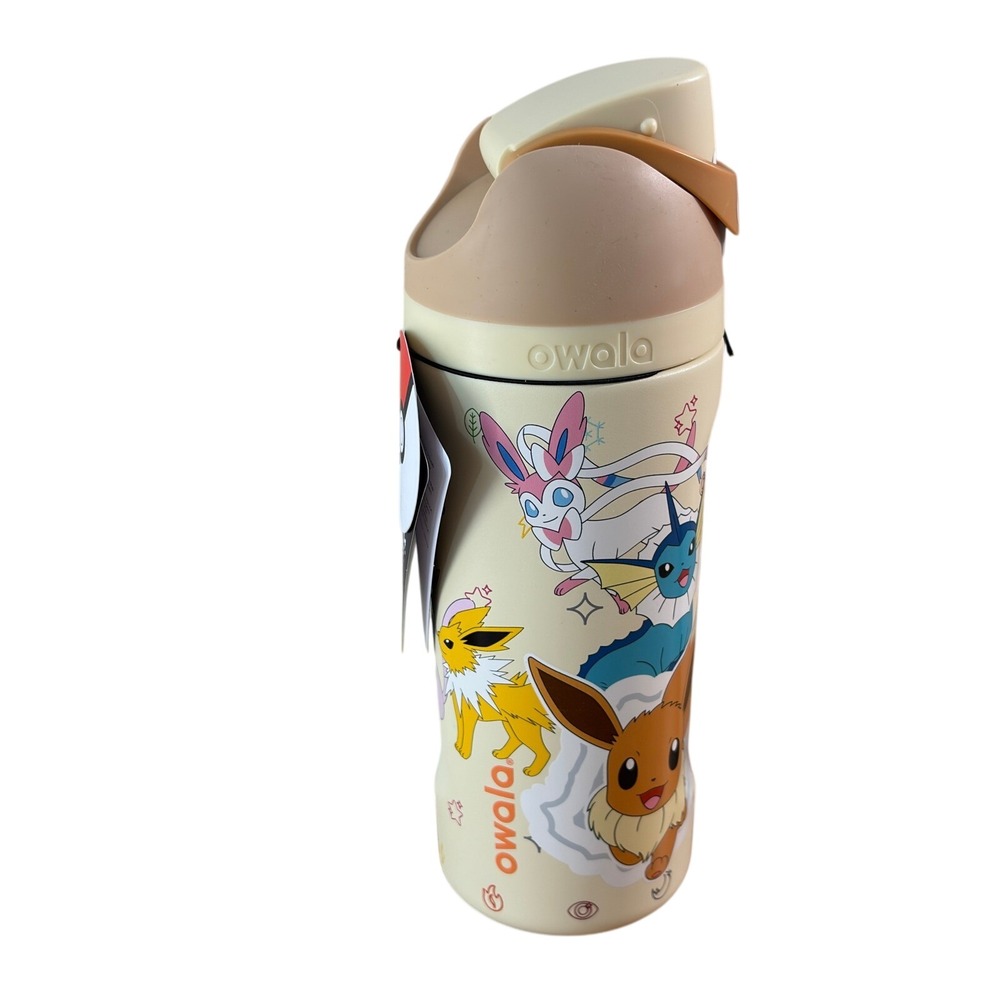 Owala Pokemon Kids FreeSip 16 oz Eevee Evolutions Water Bottle Target NWT